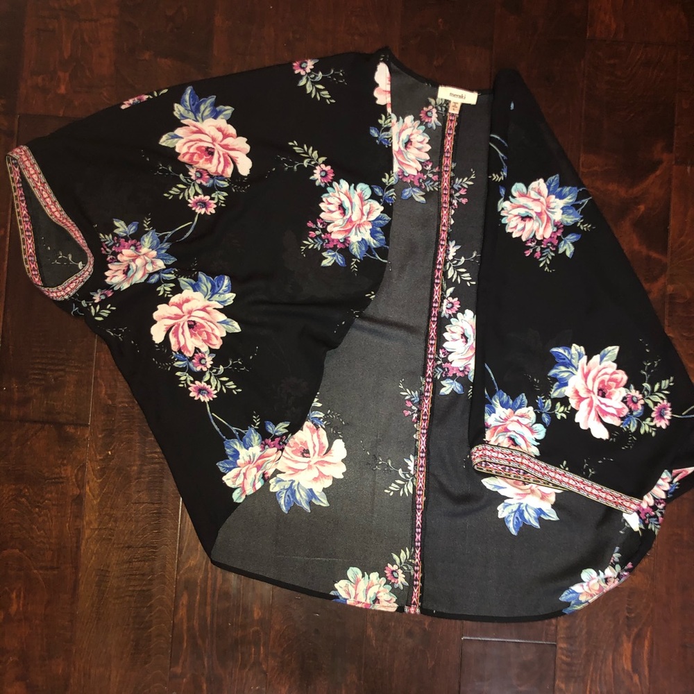 floral print cardigan
